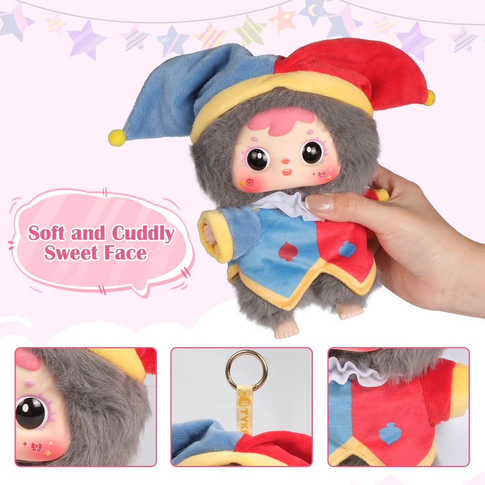 LuckJOY plush with ring buckle for hanging on bag or keychain