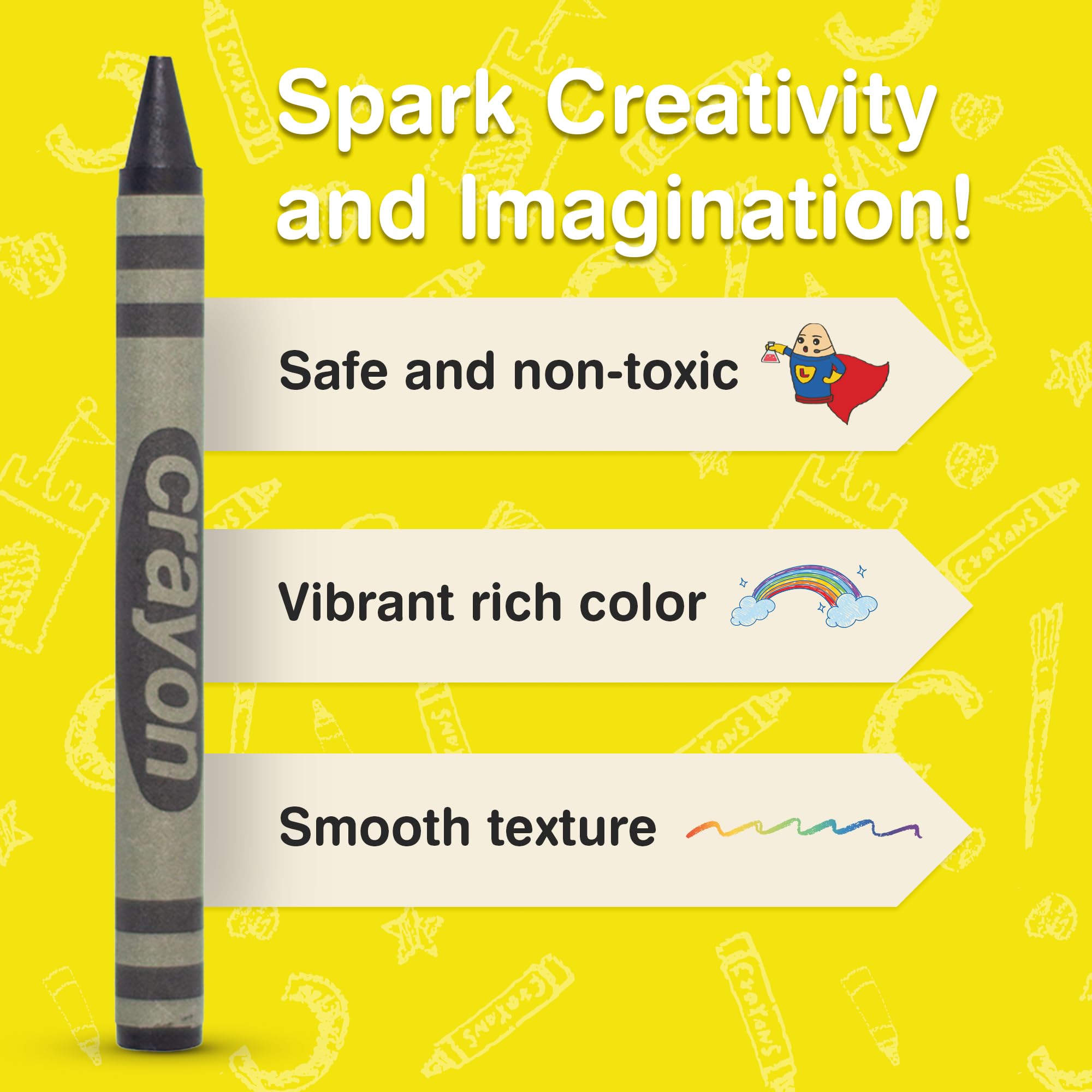 Lucky Art Crayonology non-toxic formula for safe art sessions