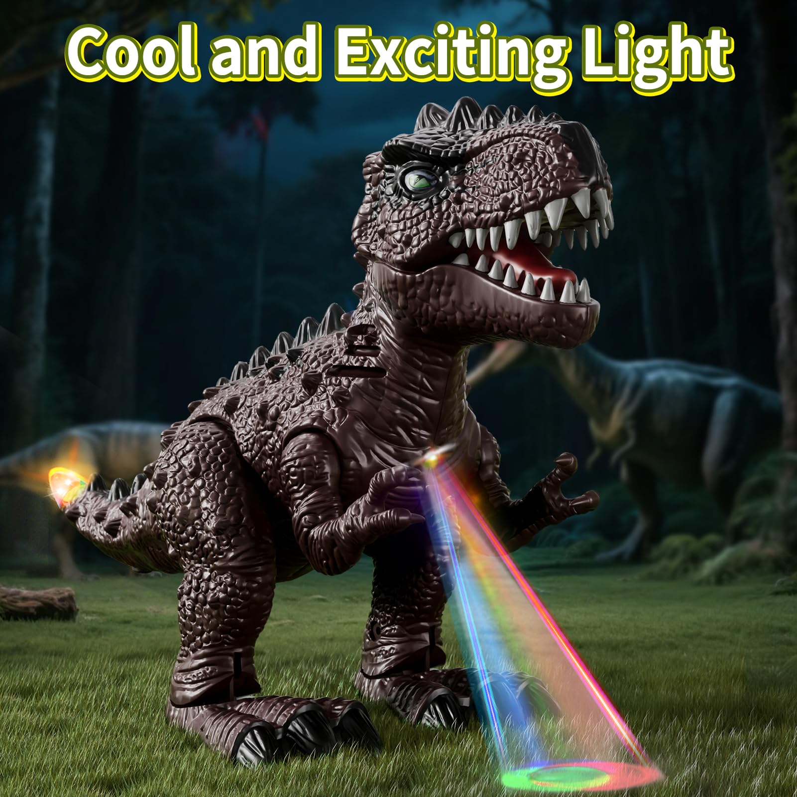 Lucky Doug simulated sounds feature for immersive dino play