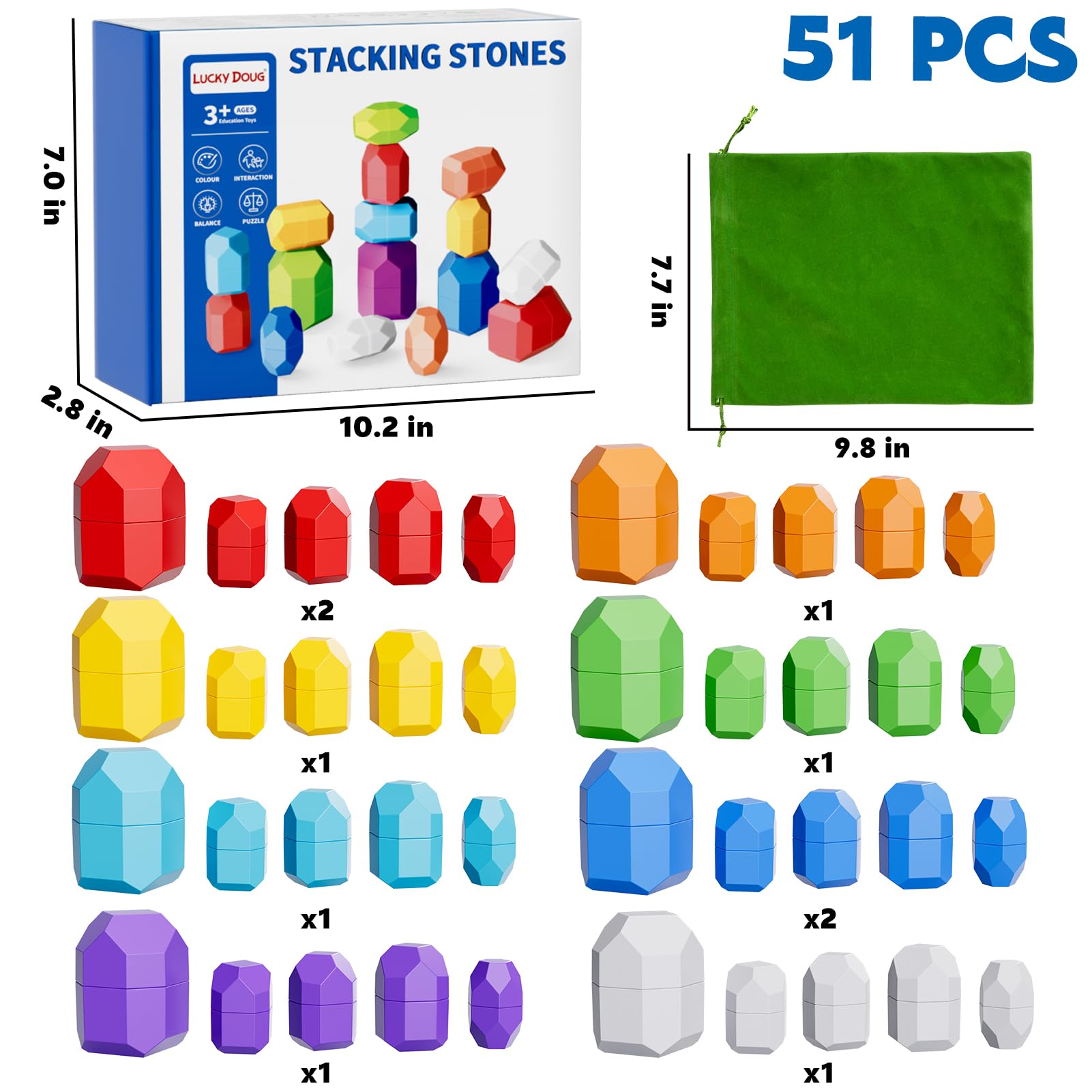Lucky Doug gifts for 1-4 year olds are perfect for birthdays or holidays.