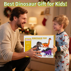 Lucky Doug kids playing imaginatively with dinosaur figures