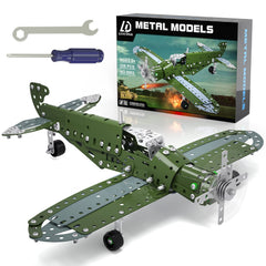 Lucky Doug metal parts and tools in the kit for durable learning and hands-on assembly.