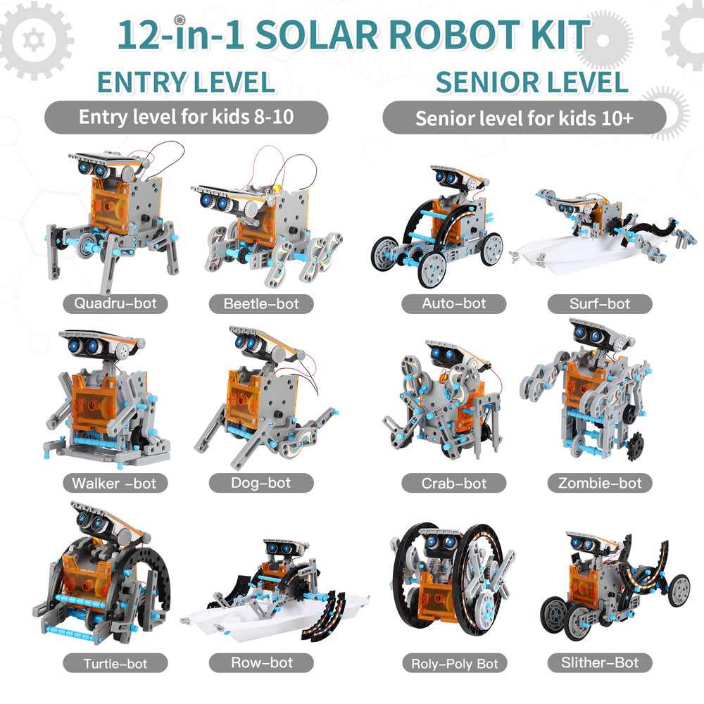 Lucky Doug robot pistons gears tires enabling mechanical thinking
