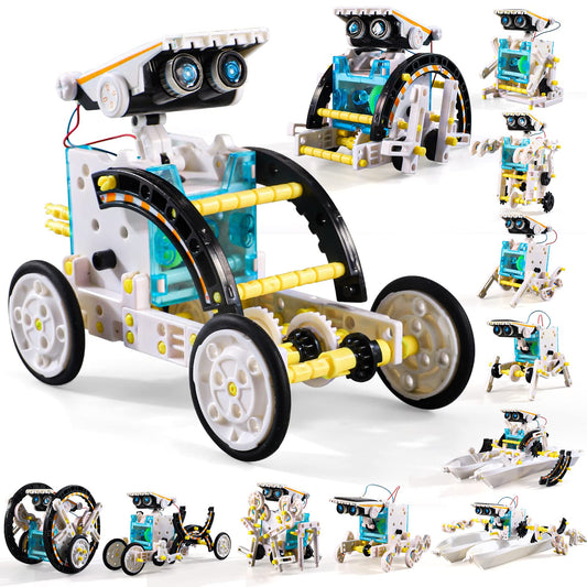 Lucky Doug solar robot kit—12-in-1 set for hands-on STEM learning