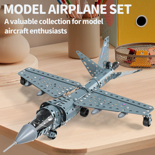 Lucky Doug kit: child assembling metal pieces, showcasing durable construction.