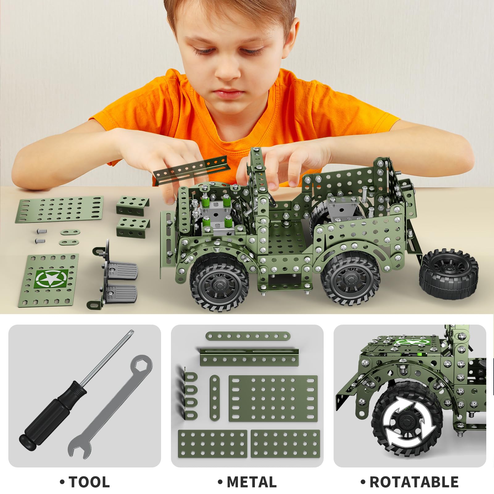 Lucky Doug metal construction for durable truck model