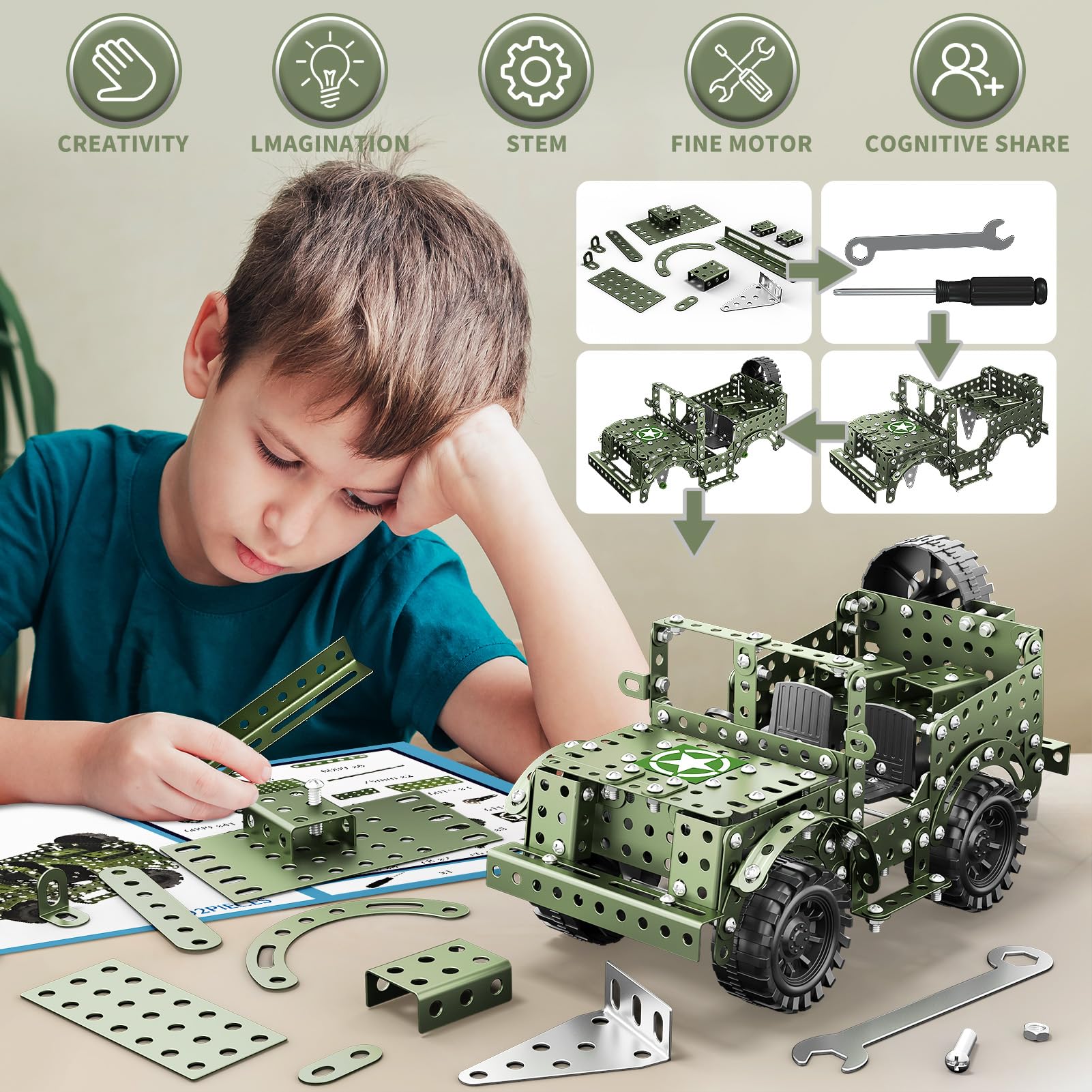 Lucky Doug instruction diagrams guiding step-by-step assembly