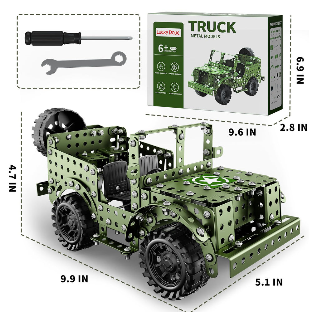 Lucky Doug steering wheel detail enhances truck realism