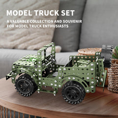 Lucky Doug truck tools included for confident building