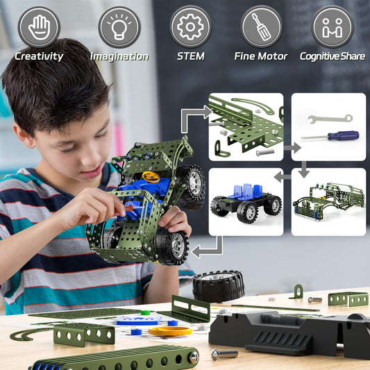 Lucky Doug assembly instructions guide young builders through steps.