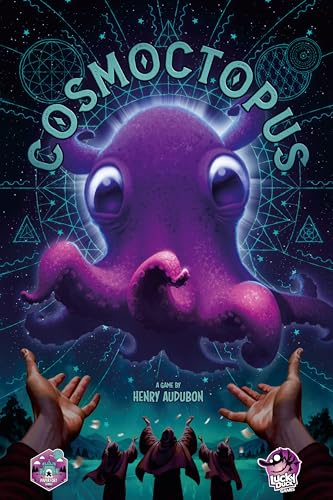 Lucky Duck Cosmoctopus card play highlights resource gathering and engine-building tension.