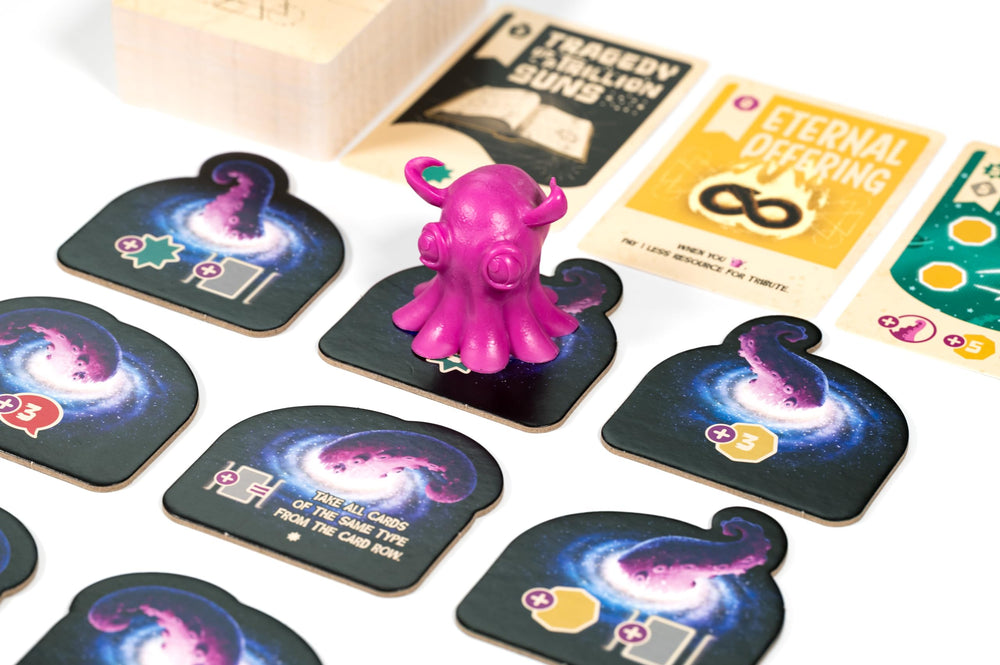 Lucky Duck Cosmoctopus engine upgrade shows turning cards into stronger combos.