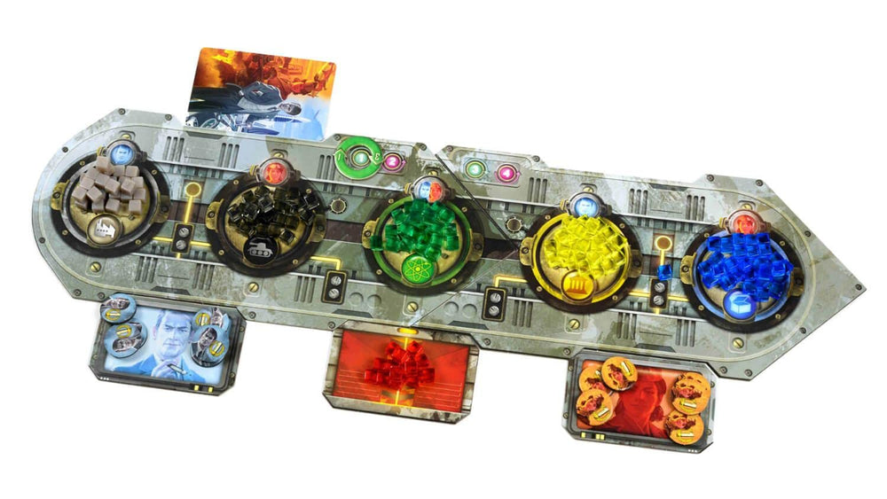 Lucky Duck Games It's A Wonderful World components and artwork enhancing immersion