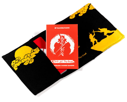 Lucky Duck Games Kiri-AI Duel Wallet Edition players' hands ready for action