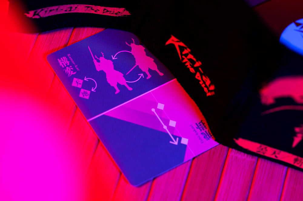 Lucky Duck Games Kiri-AI Duel Wallet Edition two samurai duel moment