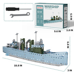 Lucky Doug finished model ship showcased as a striking desk display