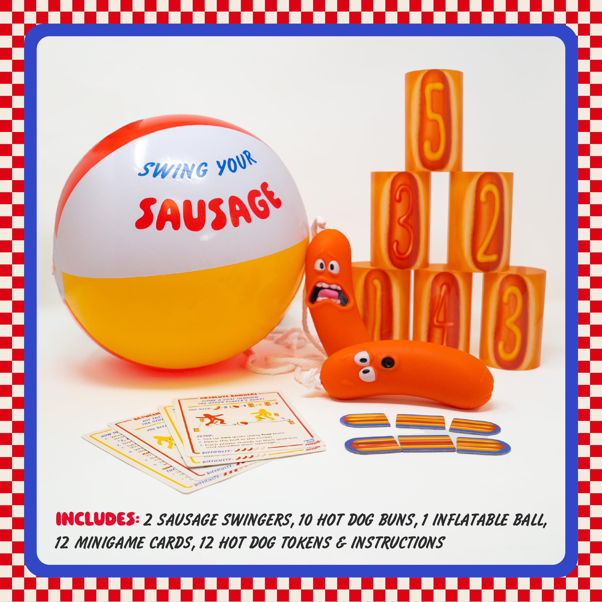 Lucky Egg Swing Your Sausage offers indoor and outdoor party fun for groups
