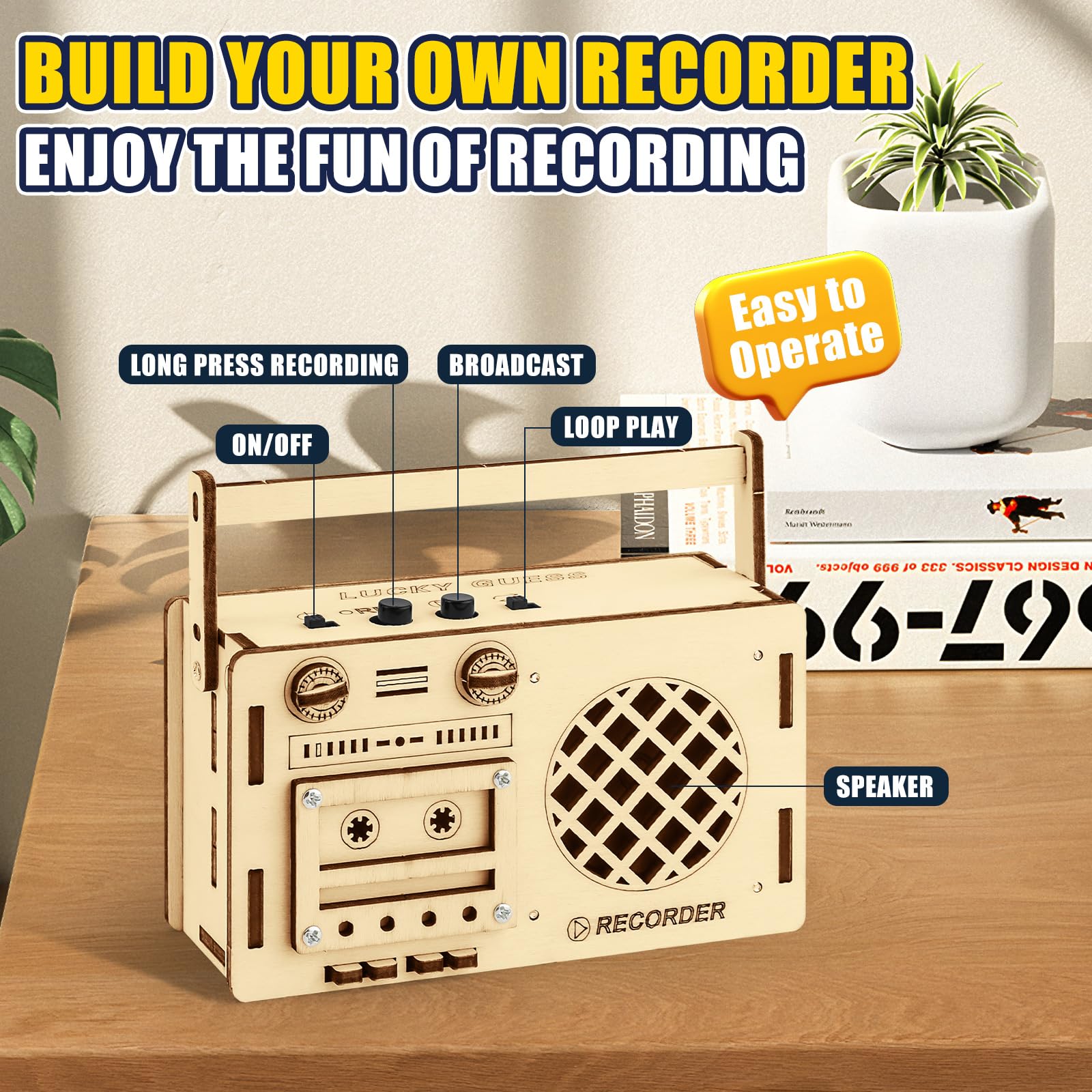 Lucky Guess wooden speaker box assembly: customize your project look