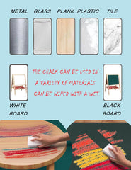 Luckyrain colored chalk sticks offer vibrant hues for kids' drawings.