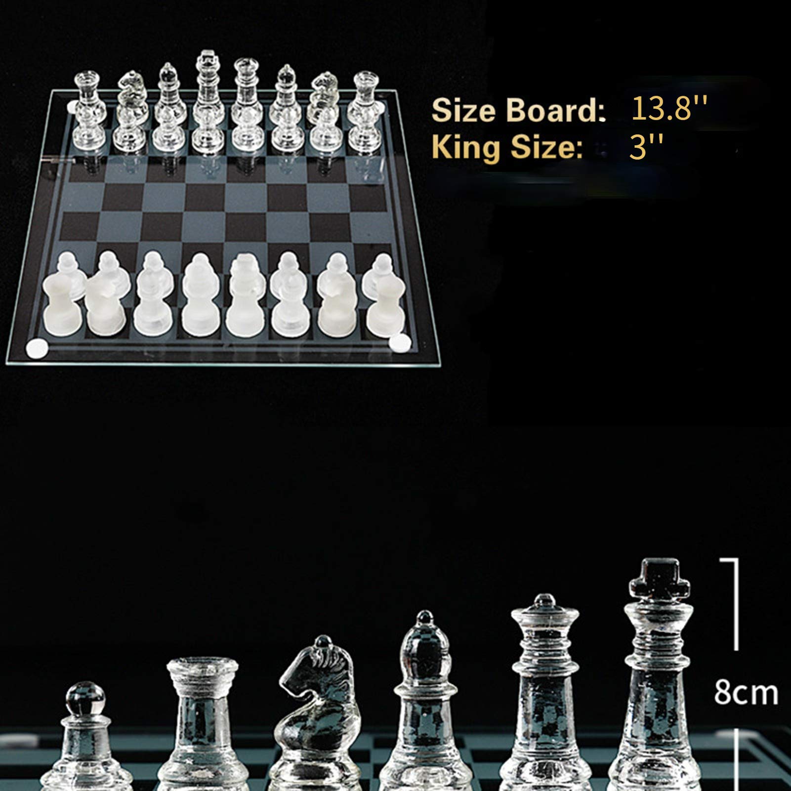 LuckyWish beginner-friendly chess set supports easy learning and smooth handling