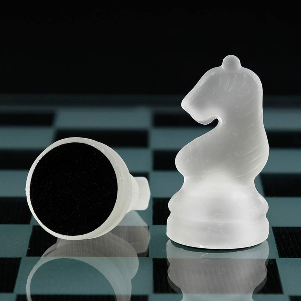 LuckyWish modern decor chess set adds a professional vibe to any room