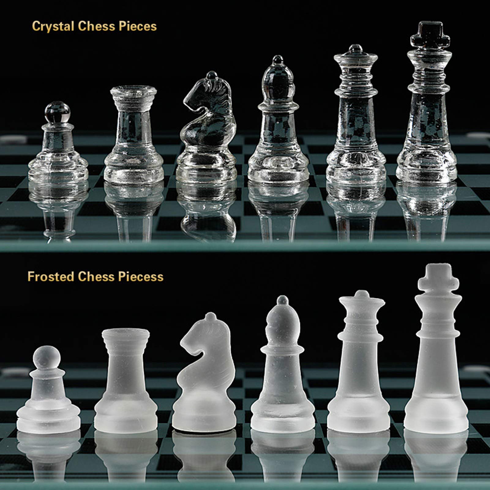 LuckyWish glass board with soft felt bottom protects surfaces during play