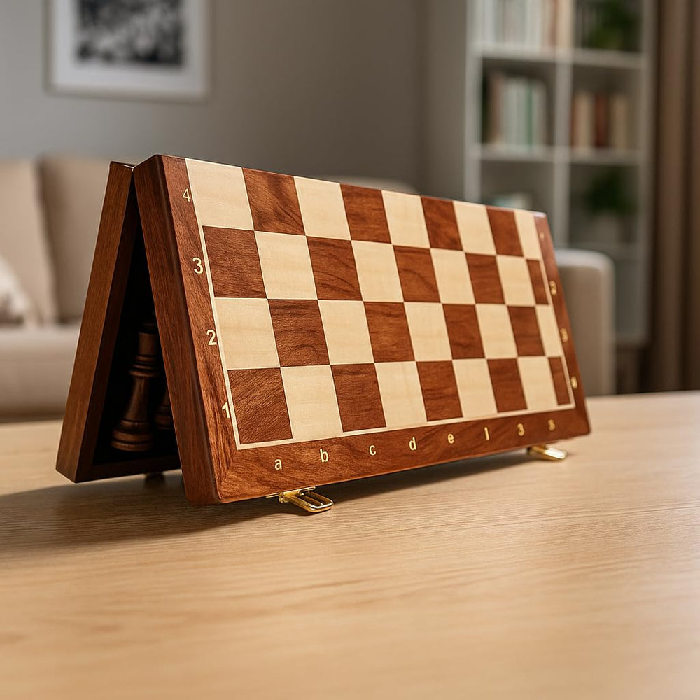 LuckyWish two-player chess set ideal for family game nights