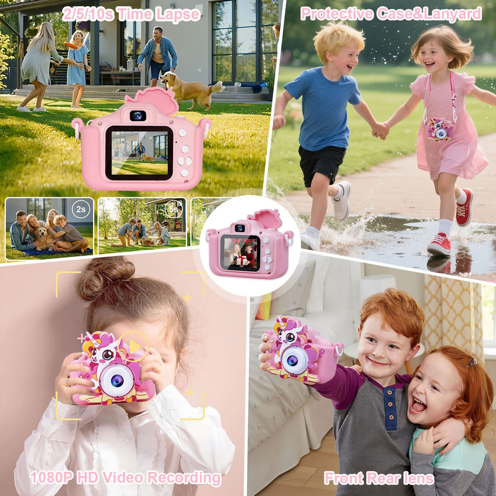LucLuv Kids Camera with time-lapse and multiple functions inspires exploration.