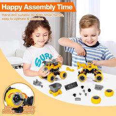 LUDILO take-apart cement mixer toy with rotating parts for exploration