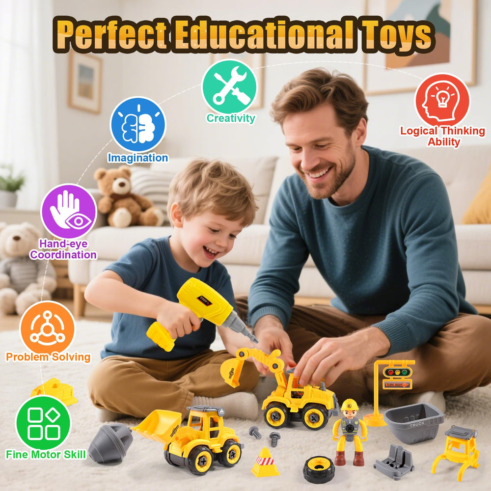 LUDILO toddler workers figures toy support role-play and social interaction.