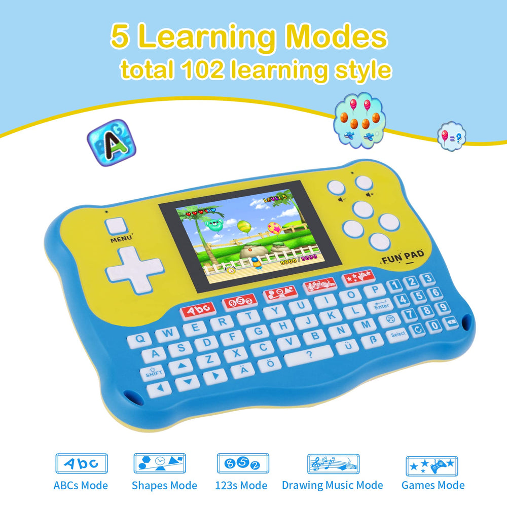 LUHYAUAN Kids Tablet drawing mode enables creative art sessions.