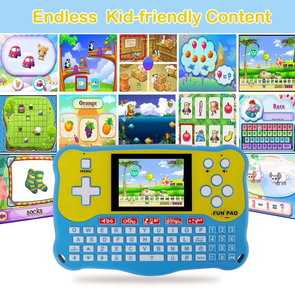 LUHYAUAN Kids Tablet games collection offers variety and challenges.