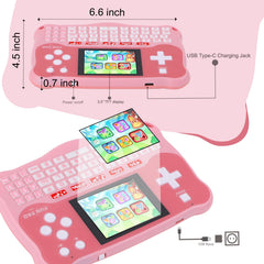 LUHYAUAN Kids Tablet rechargeable battery enables long use on trips