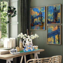 LUKHANG London Skyline Building Set gift-ready for architecture fans
