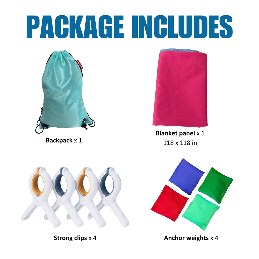 lukidoki Magic Fort backpack packaging makes on-the-go play easy