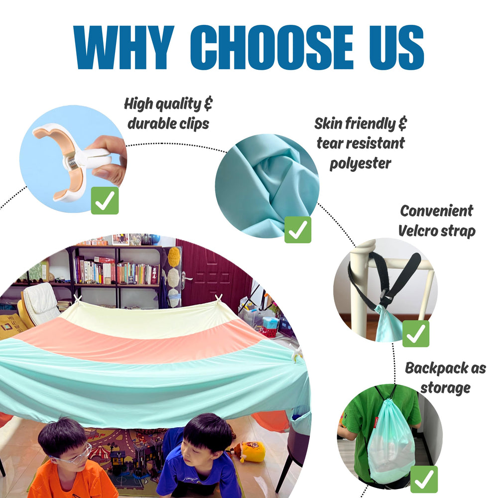 Lukidoki Magic Fort CPC-certified badge—safe materials tested for children