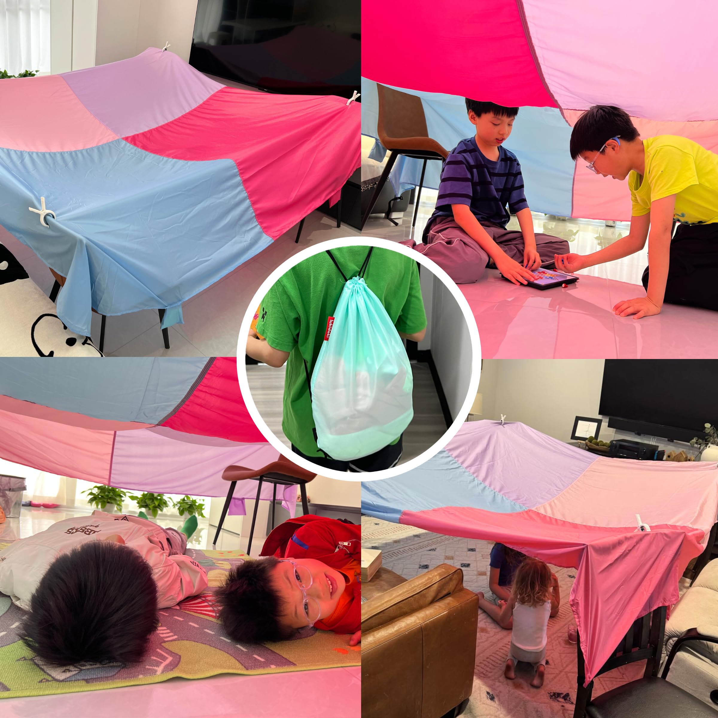 lukidoki Magic Fort outdoor use shows durable setup for garden or park