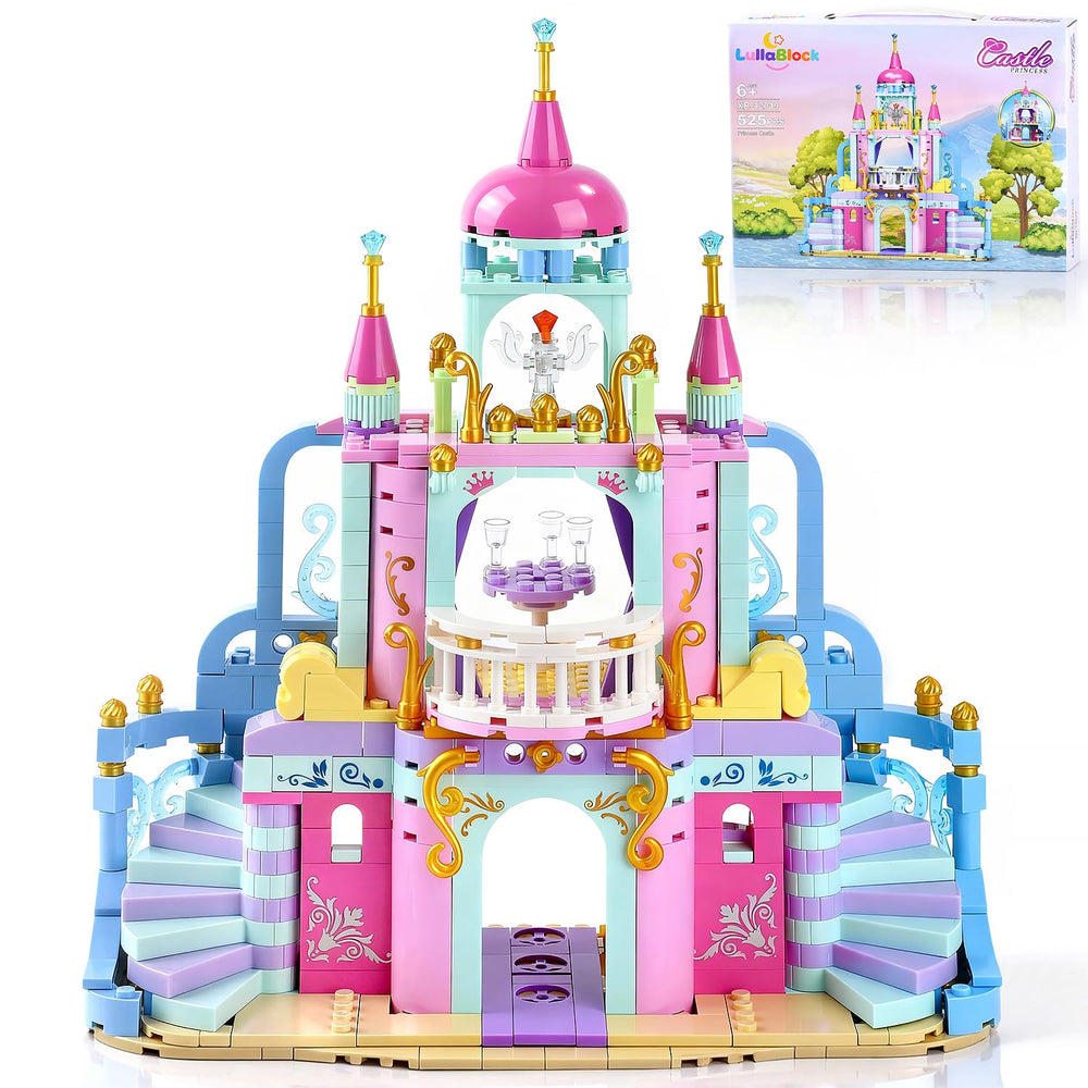 LullaBlock Princess Castle front view for imaginative play
