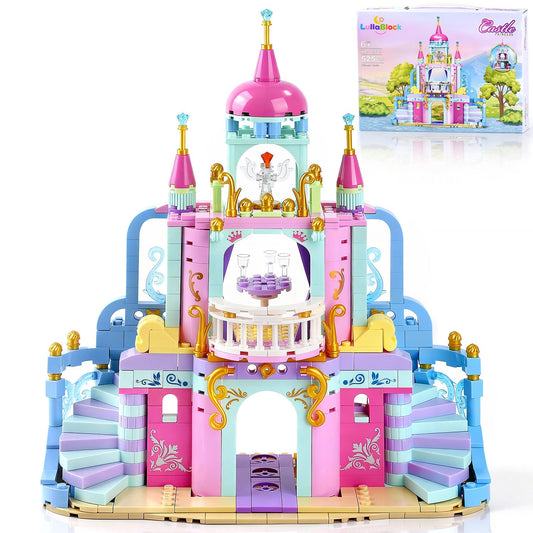 LullaBlock Princess Castle front view for imaginative play