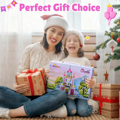 LullaBlock Princess Castle packaging as a gift-ready box