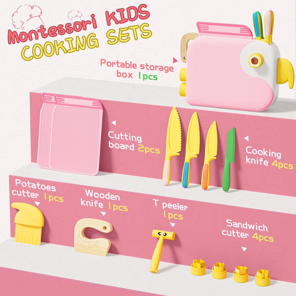 Lullulii toddler safety knife flat blunt tip close-up, designed for confident supervised snack prep.