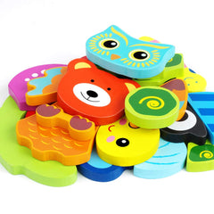 LURLIN bee puzzle piece engages curiosity through bright patterns and simple matching tasks.