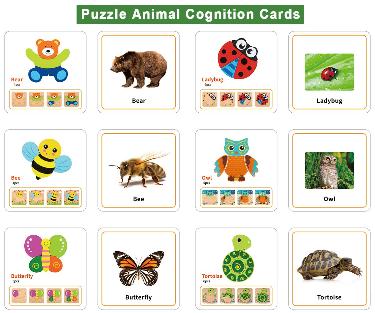 LURLIN owl puzzle piece supports problem-solving as toddlers try fitting shapes.