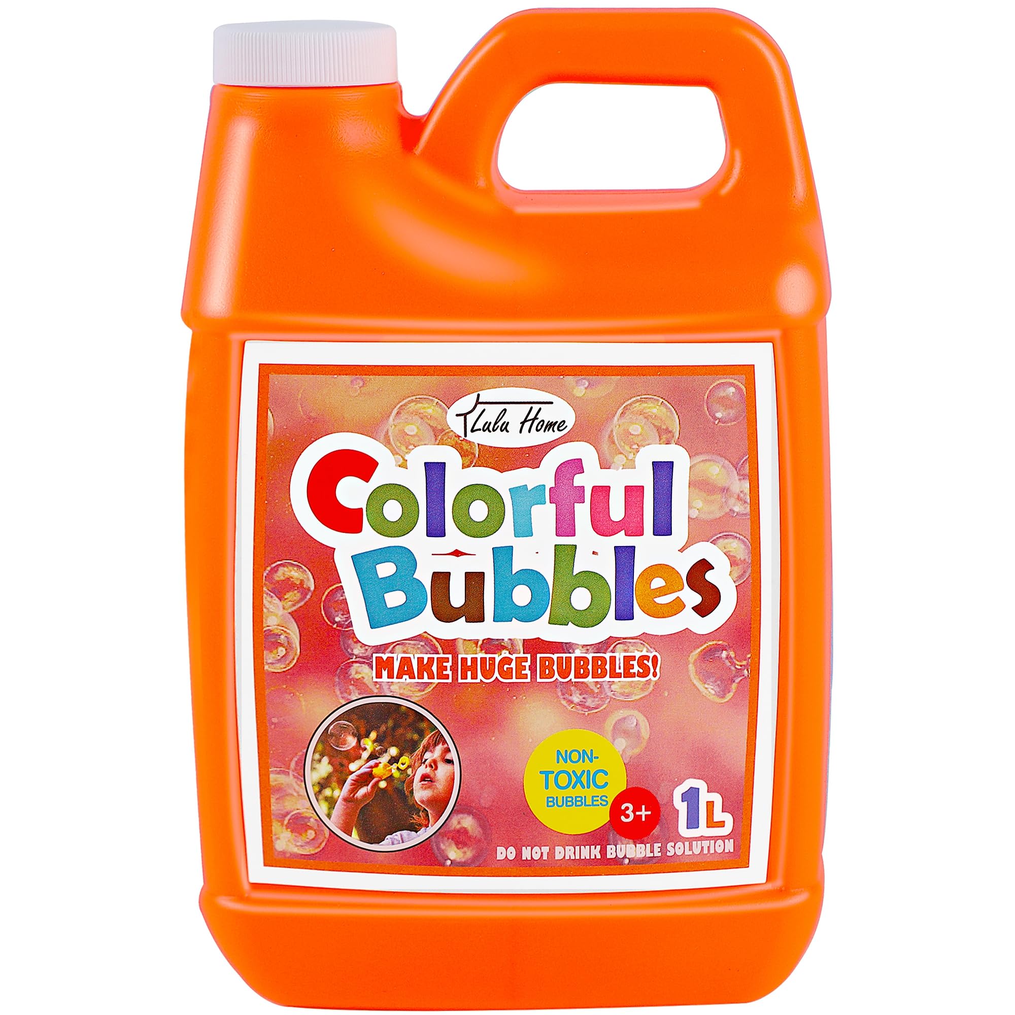 Lulu Home concentrate bottle used for easy 1 L refills and bubble machines