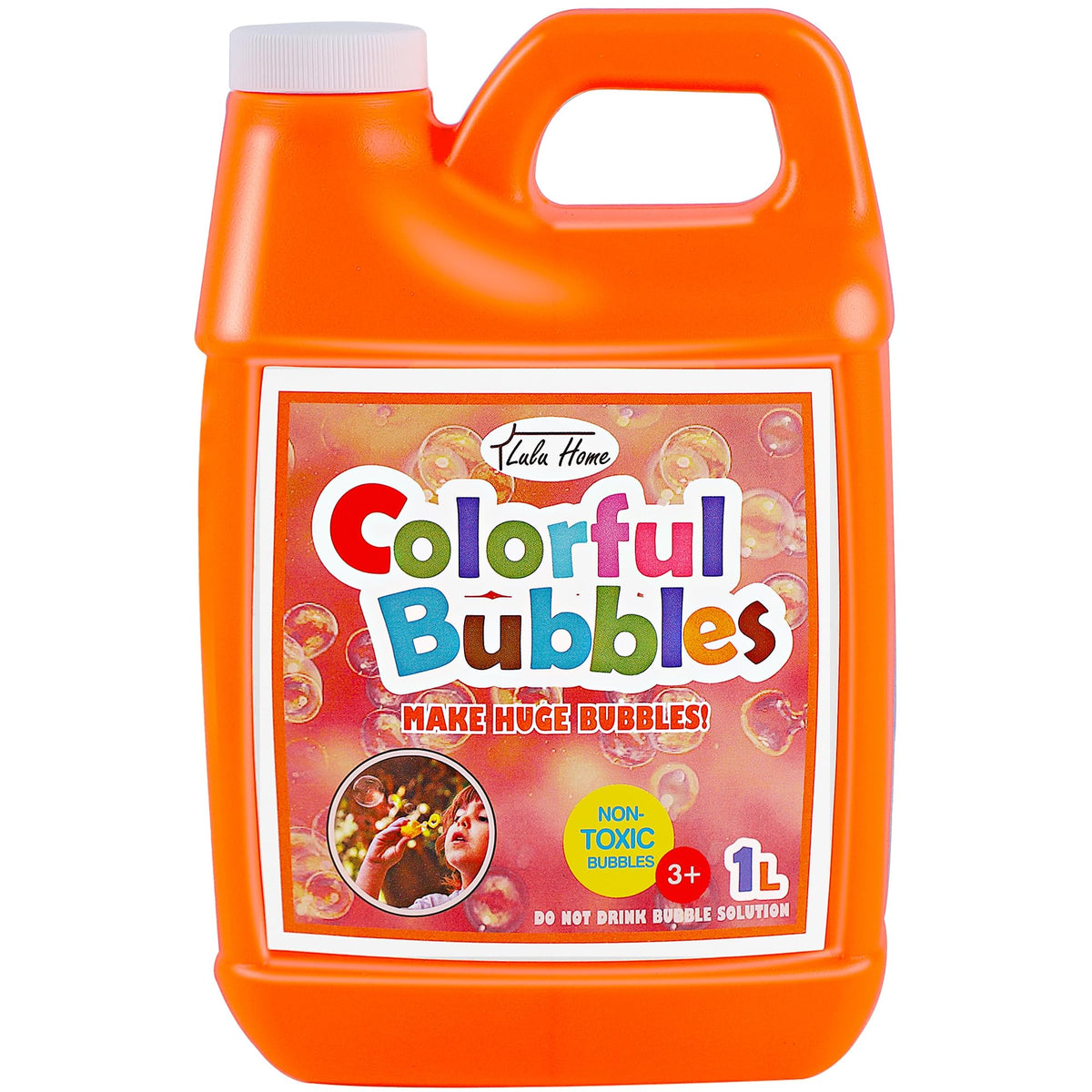 Lulu Home concentrate bottle used for easy 1 L refills and bubble machines