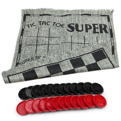 Lulu Home giant red checkers ready for a quick, friendly match.
