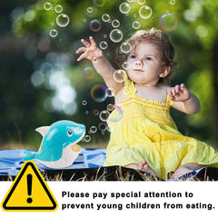 Lulu Home bubble solution safety label highlighting non-toxic formula