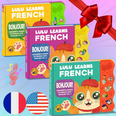 Lulu Learns French gift-ready packaging suitable for birthdays and holidays.