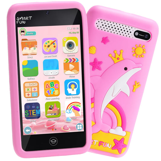luluckck Kids Smart Phone Toy with 3.97-inch touchscreen for learning and play