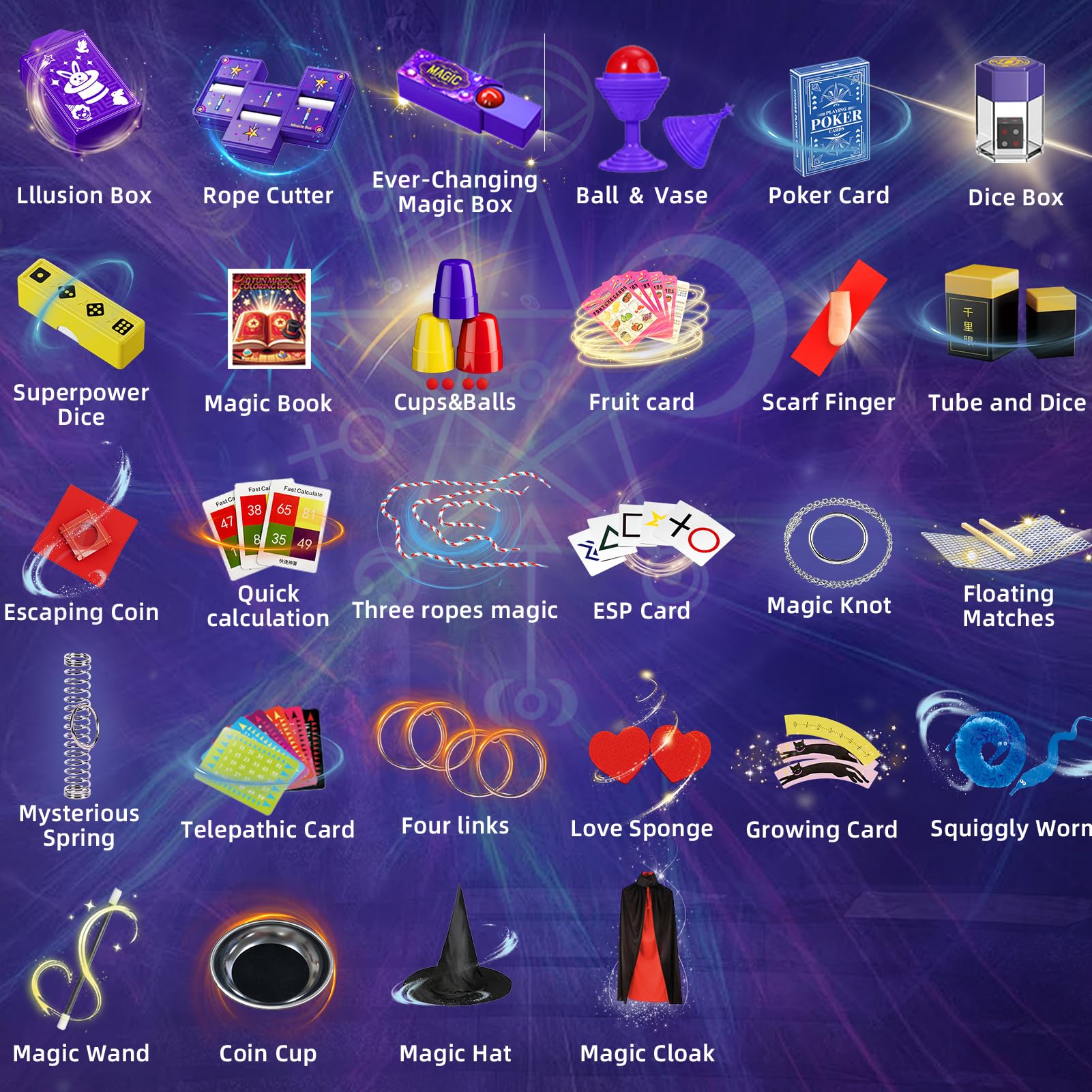 luluckck magic tricks kit wand for confident performances and smooth handling.